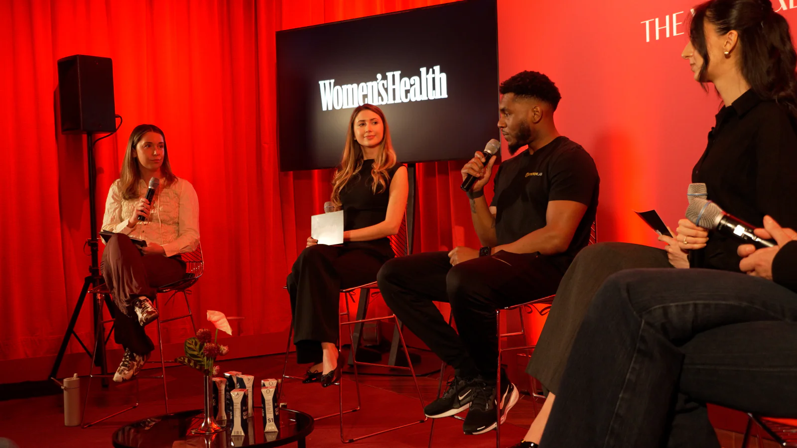 Josh Silvera speaking on the Women's Health panel